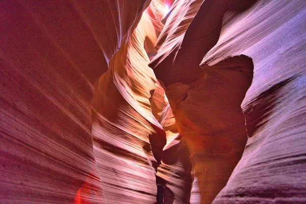 Antelope Canyon Uno Dei Più Famosi Canyon Fessuranti Del Mondo — Foto Stock