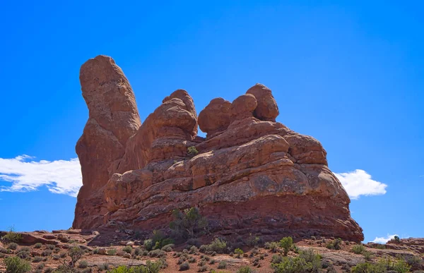 Mehr Als 000 Natürliche Sandsteinbögen Befinden Sich Arches Nationalpark Die — Stockfoto