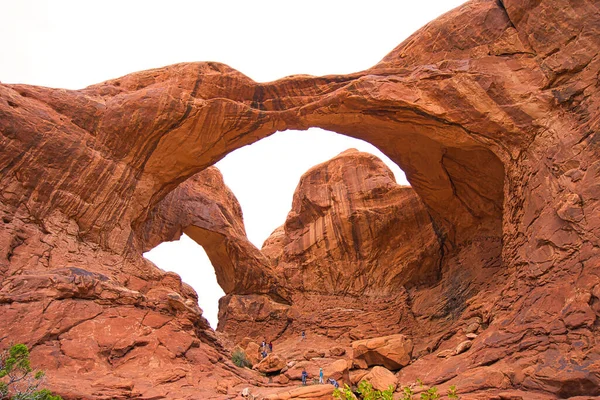 Mehr Als 000 Natürliche Sandsteinbögen Befinden Sich Arches Nationalpark Die — Stockfoto