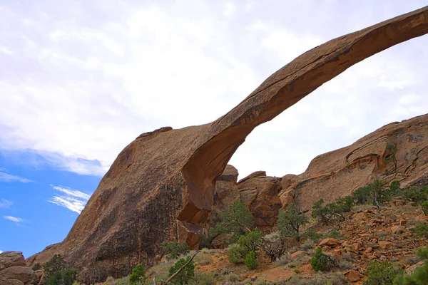 Mehr Als 000 Natürliche Sandsteinbögen Befinden Sich Arches Nationalpark Die — Stockfoto