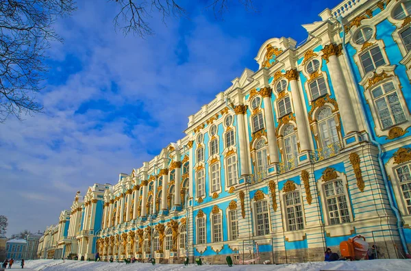 캐서린 Catherine Palace Tsarskoye Selo Pushkin 로코코 궁전이다 러시아 차르의 — 스톡 사진