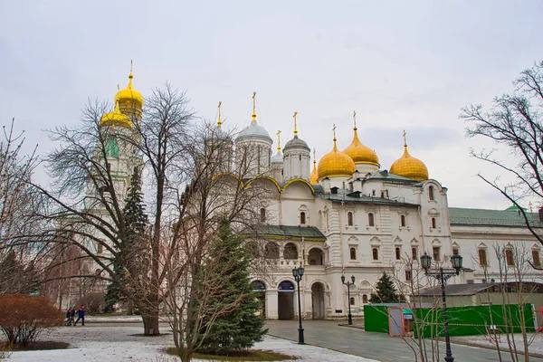 Собор Успіння Собор Успіння Російська Православна Церква Розташований Соборній Площі — стокове фото