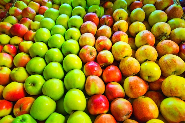 Interior Famous Eliseevsky Grocery Store Rows Apples Neo Baroque Style — Foto Stock