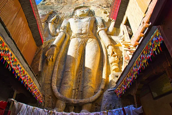 Future Maitreya Murbeck Monastery Buddha Statue View Lamayuru Kargil Ladakh — Foto Stock