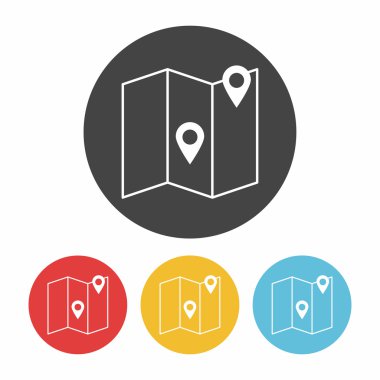 simgesi düz tasarım siyah göster