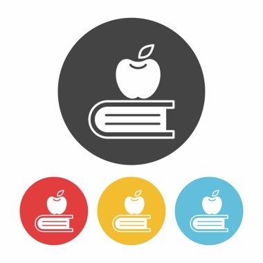 Not defteri simgesi düz tasarım siyah