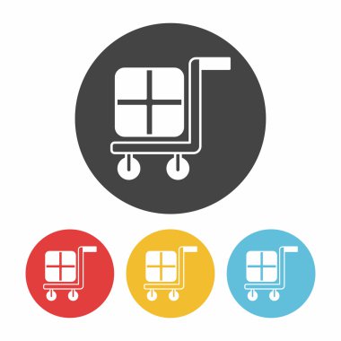 siyah simgesi düz tasarım