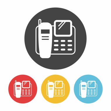 Telefon simgesi vektör illüstrasyonu