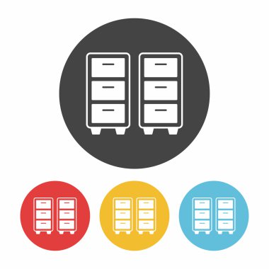 masa simgesi vektör illüstrasyonu