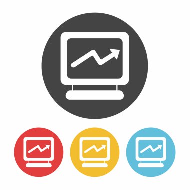 bilgisayar simgesi vektör illüstrasyonu