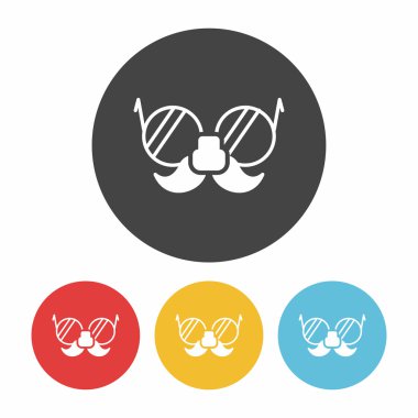 parti maskesi simge vektör çizim