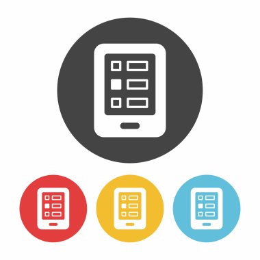 cep telefonu simge vektör çizim