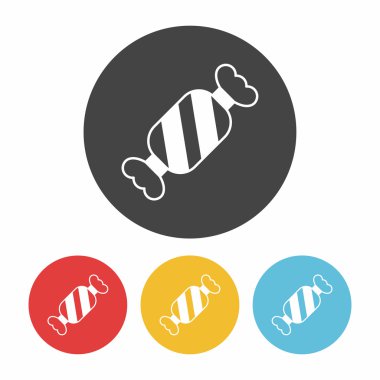 Cadılar Bayramı şeker simge vektör çizim