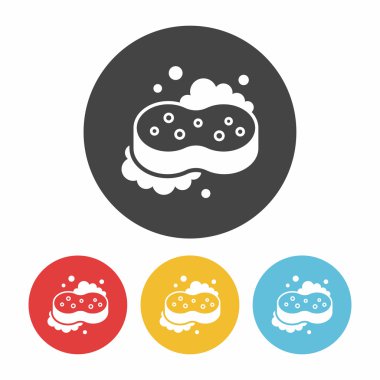 Sünger simge vektör çizim