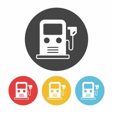 Çevre koruma kavramı benzin simge vektör çizim kullanın