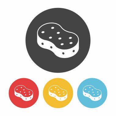 Sünger simge vektör çizim