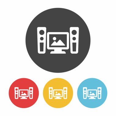 stereo simge vektör çizim