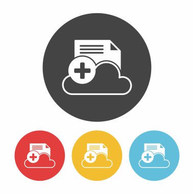 i-bulut simge vektör çizim