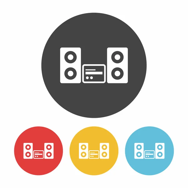 Stereo icon vektor illustration — Stockvektor