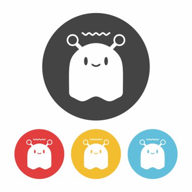 Alan yabancı simge vektör çizim