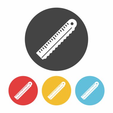 cetvel simgesi çizimi