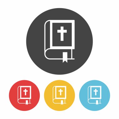 İncil ikonu vektör illüstrasyonu