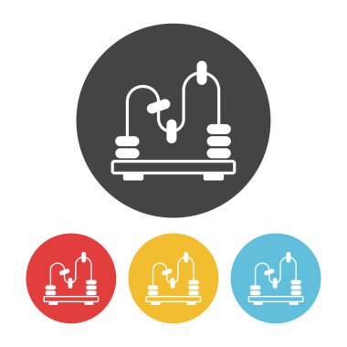 oyuncak eğitim bloğu simge vektör çizim