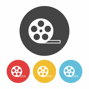 video kaset simge vektör çizim