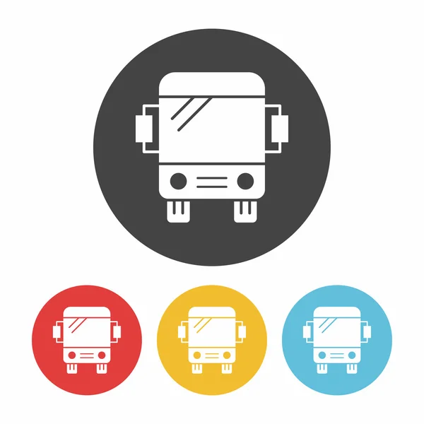 Icono de bus vector ilustración — Vector de stock