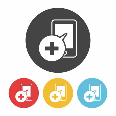 acil arama simge vektör çizim