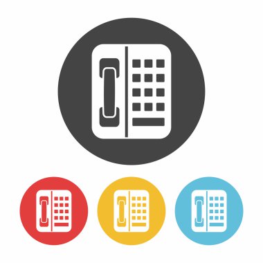 Telefon simgesi vektör illüstrasyonu