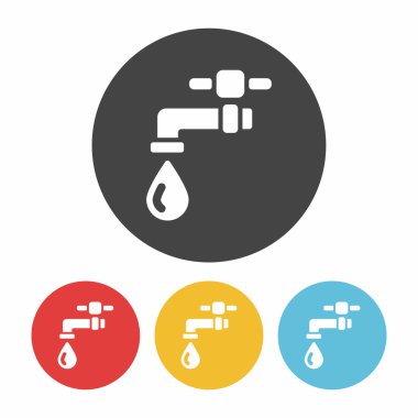 Çevre koruma kavramı conserve su simge vektör çizim