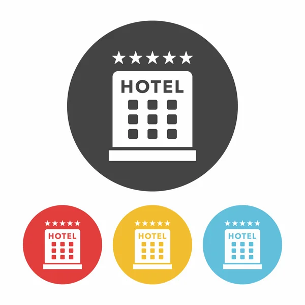 Hotel icon vecteur illustration illustration vectorielle — Image vectorielle