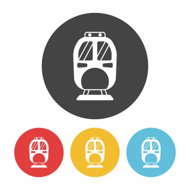 tren simgesi vektör illüstrasyonu
