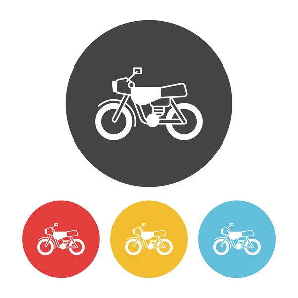 Mortocycle Icon Vektor Illustration — Stockvektor