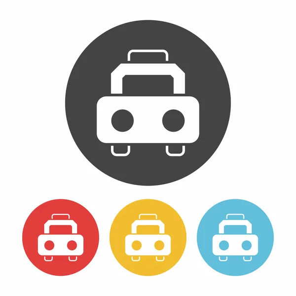 Taxi ikon vektor illustration — Stock vektor