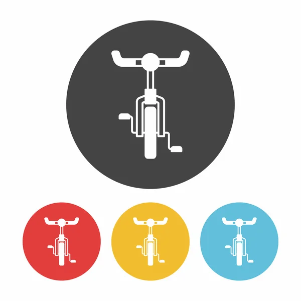 Fahrrad-Icon-Vektor-Illustration — Stockvektor