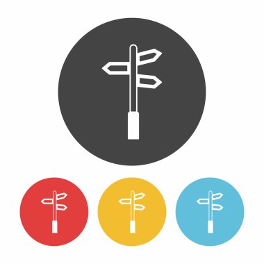 işaret posta simgesi vektör illüstrasyonu