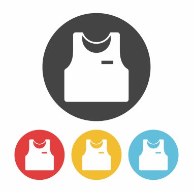 giysi simgesi vektör illüstrasyonu