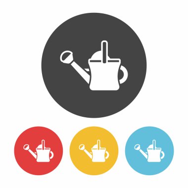 bitki waterer simge vektör çizim