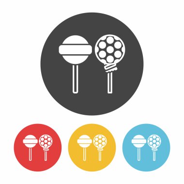 lolipop simge vektör çizim