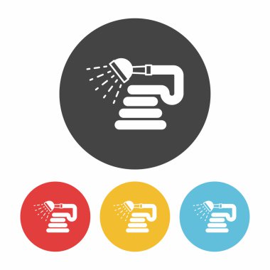 bitki waterer simge vektör çizim