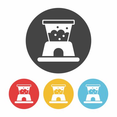 Köpek Gıda simge vektör çizim evde beslenen hayvan