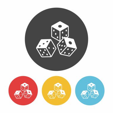 zar simgesi vektör illüstrasyonu