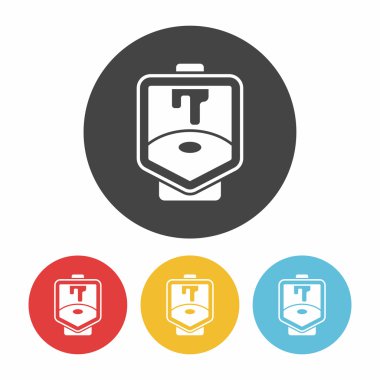 klozet oturağı vektör illüstrasyonu