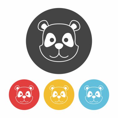 hayvan simgesi vektör illüstrasyonu