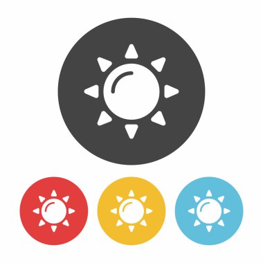 Güneş Simgesi Vektör illüstrasyonu