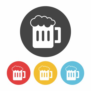 bira ikonu vektör illüstrasyonu