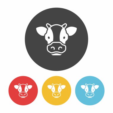 inek simge vektör çizim vektör çizim