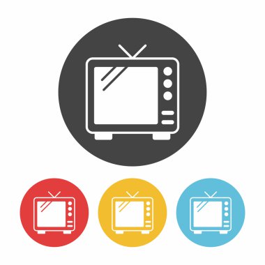 TV simge vektör çizim vektör çizim